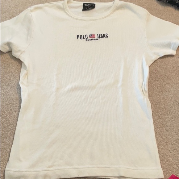 Polo Ralph Lauren Tops - Retro polo ribbed shirt